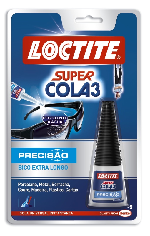 Cola Instantânea LOCTITE Super Cola 3 Precisão 5g