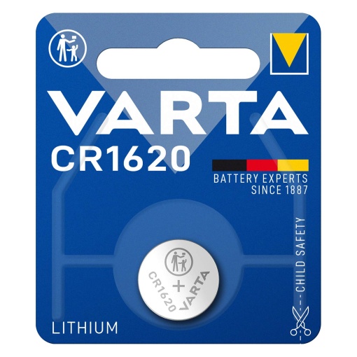 Pilha Eletrónica de Lítio CR1620 3V VARTA 6620