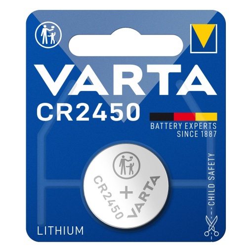 Pilha Eletrónica de Lítio CR2450 3V VARTA 6450