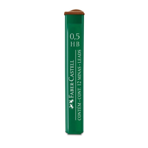 Minas FABER-CASTELL 9125 0,5mm HB (12 unidades)