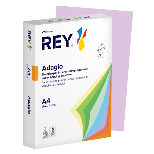 Papel fotocópia colorido A4 80g ADAGIO lilás intenso 28-I