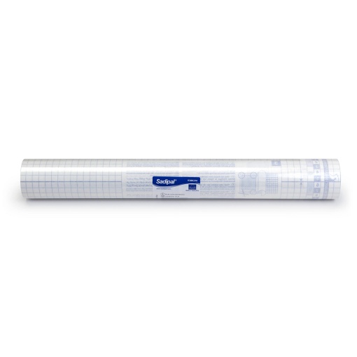 Película Adesiva Forra Livros Reposicionável SADIPAL Transparente 0,50x20m 80 Microns
