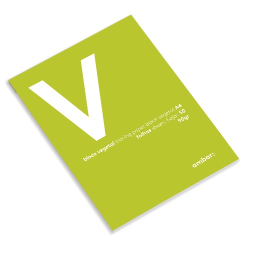 Bloco de Papel Vegetal A4 90g 50 folhas AMBAR SCHOOL
