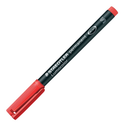 Marcador universal permanente STAEDTLER Lumocolor 313 Sf 0,4mm vermelho 2