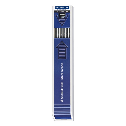 Minas STAEDTLER Mars Carbon 200 2mm HB com 12