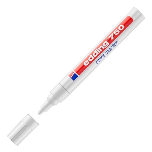 Marcador EDDING 750 2-4mm branco