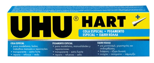 Cola Especial para Manualidades UHU Hart Tubo 35g