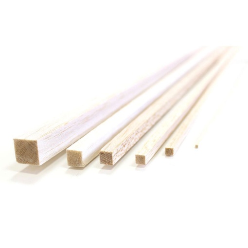 Ripa de Madeira de Balsa 6x6x1000mm