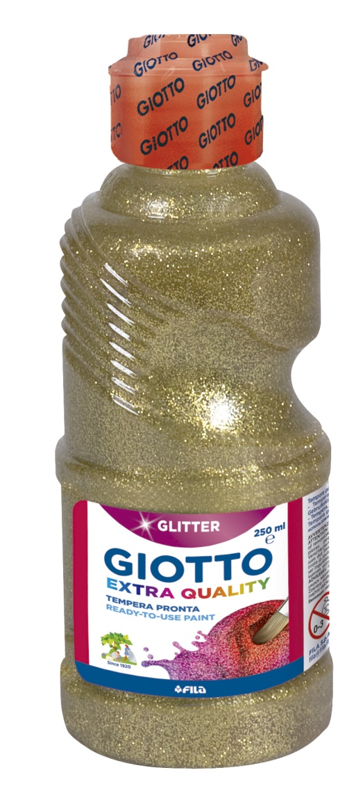 Guache GIOTTO Extra Quality Glitter 250ml ouro