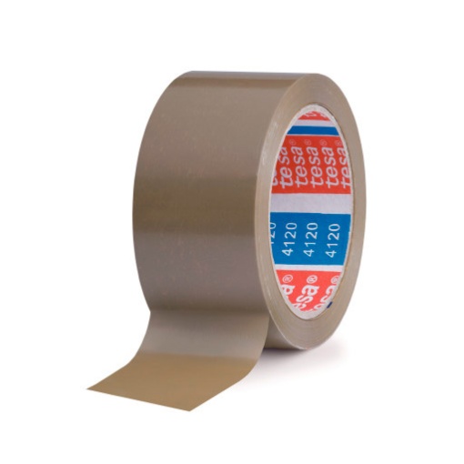 Fita Adesiva para Embalagem 66mx50mm PVC Havana TESAPACK 4120