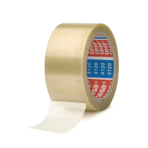 Fita Adesiva para Embalagem 66mx50mm PVC Transparente TESAPACK 4120