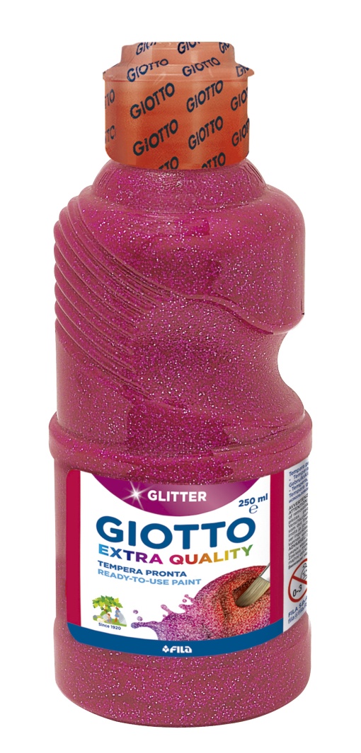 Guache GIOTTO Extra Quality Glitter 250ml magenta