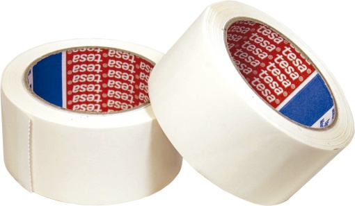 Fita Adesiva para Embalagem 66mx50mm PP Branco TESA 4089