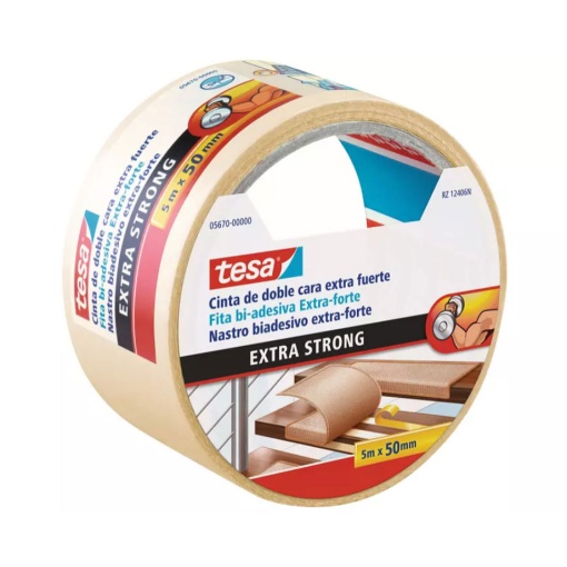 Fita Bi-adesiva para Alcatifas 5mx50mm Extra Forte TESA Fix 5670