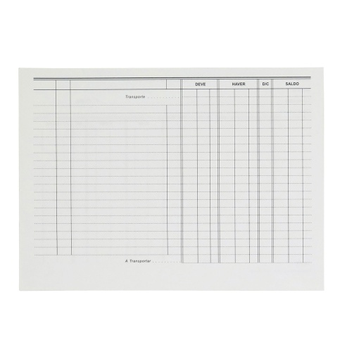 Current account printouts 21x15.5cm model 23 - 100 units