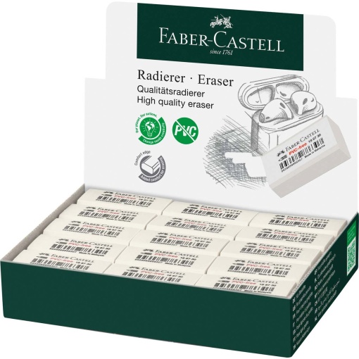 Borracha FABER-CASTELL branca pequena