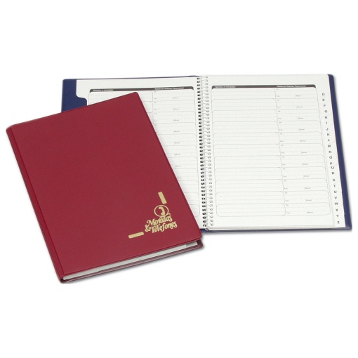 Índice telefónico A5 espiral ROMA 38