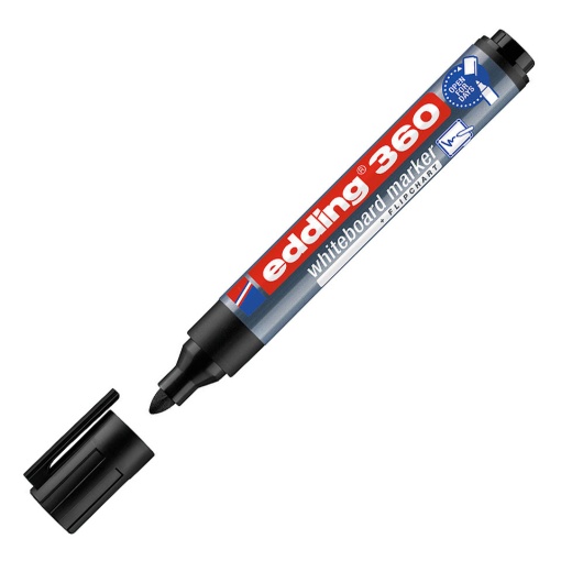 Marcador para quadro branco EDDING 360 1,5-3mm preto