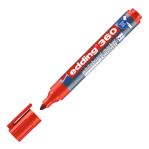 Marcador para quadro branco EDDING 360 1,5-3mm vermelho