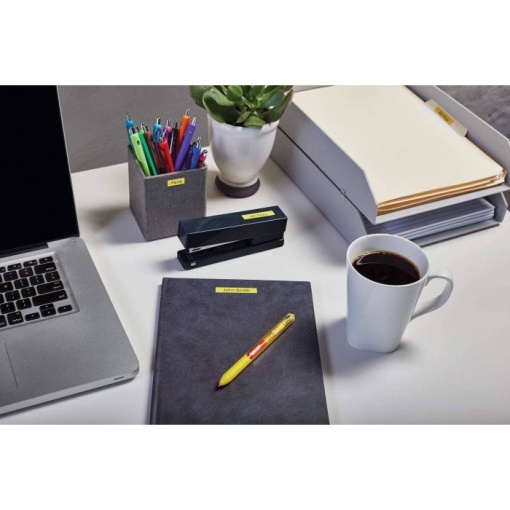 DYMO D1 45018 12mm x 7m black on yellow tape