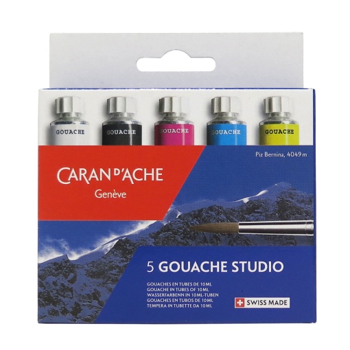 Guache em Tubo Caran D'ache Studio 10ml com 5 unidades 305