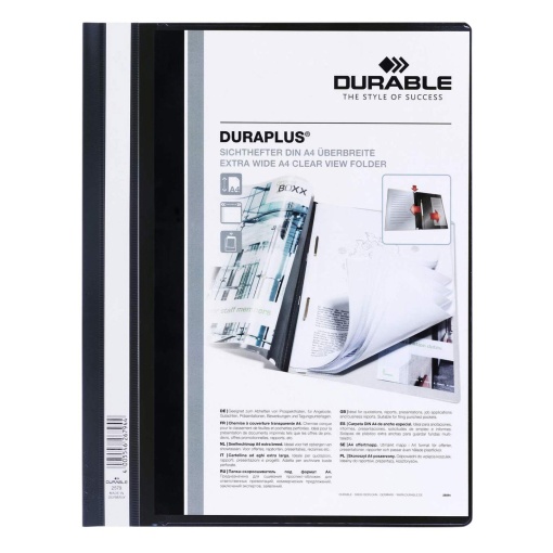 Classificador DURABLE 2579 A4 Preto