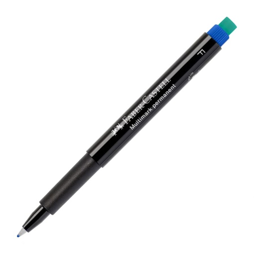Marcador universal permanente FABER-CASTELL Multimark 1513 F 0,6mm azul