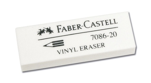 Borracha FABER-CASTELL Branca Grande