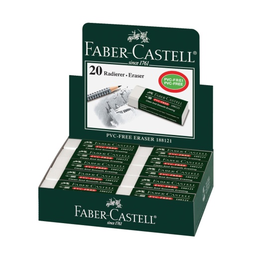 Borracha FABER-CASTELL branca grande