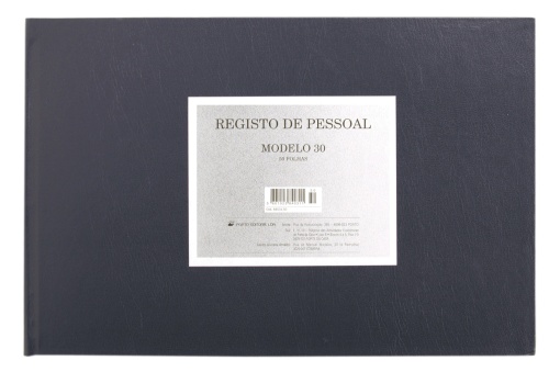 Livro de Registo de Pessoal Modelo 30 Almaço 50 folhas