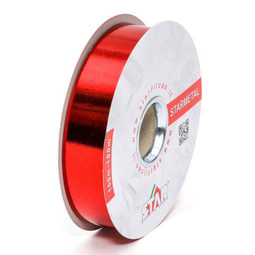 Fita de Embrulho STARMETAL 19mmx100m Vermelho D