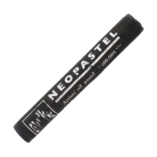 Pastel Óleo Caran D'ache Neopastel 7400.009 Preto