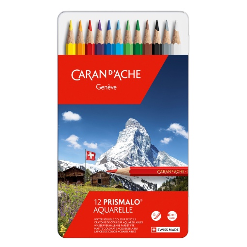 Lápis de Cor Caran D'ache Prismalo I caixa com 12