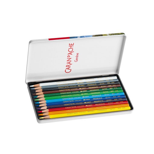 Lápis de Cor Caran D'ache Prismalo I caixa com 12