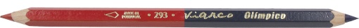 Lápis de cor VIARCO 293 azul/vermelho