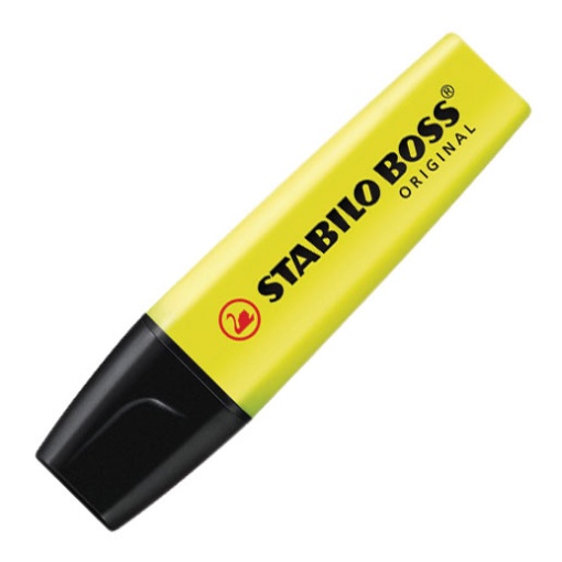 Sublinhador Fluorescente STABILO Boss Original Amarelo