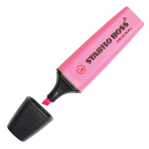 Sublinhador Fluorescente STABILO Boss Original Rosa 56