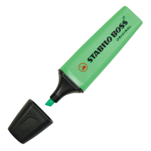 Sublinhador Fluorescente STABILO Boss Original Verde 33