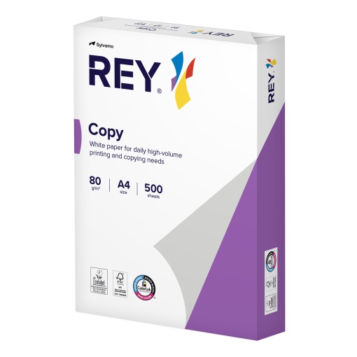 Papel Fotocópia A4 80g REY Copy Branco