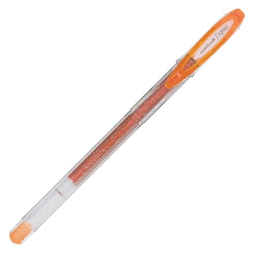 Roller Gel UNI-BALL Signo Sparkling UM-120 1mm Laranja