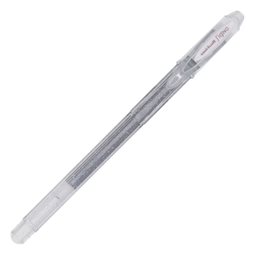 Roller Gel UNI-BALL Signo Sparkling UM-120 1mm Prateado