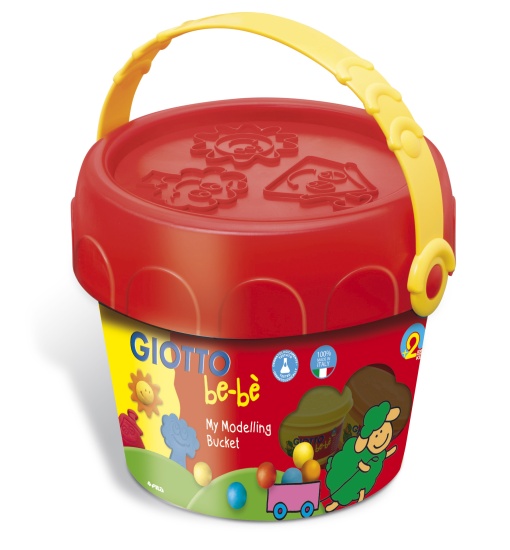 Plasticina 5 Cores Maxi Balde GIOTTO Be-Bè Sortidas