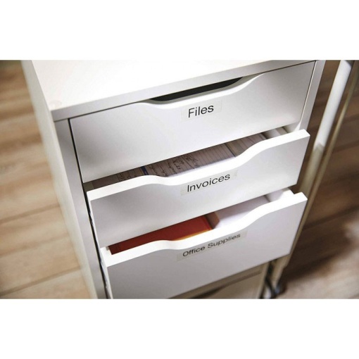 DYMO D1 40910 9mm x 7m Black on Transparent Tape