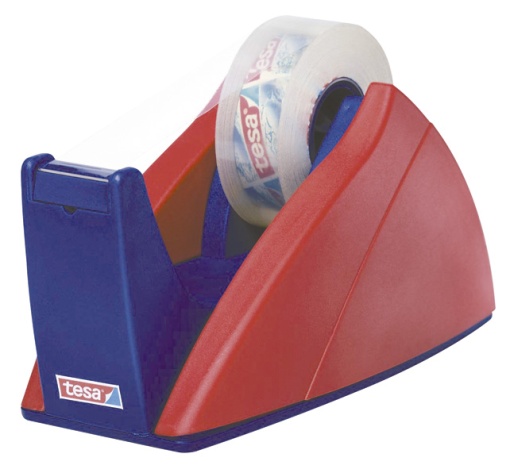 Desenrolador de Secretária TESA Easy Cut 19mmx33m Vermelho/Azul