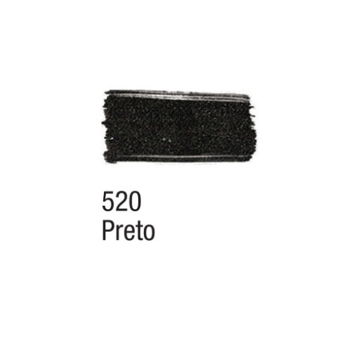 Tinta para tecido ACRILEX preto 520 37ml