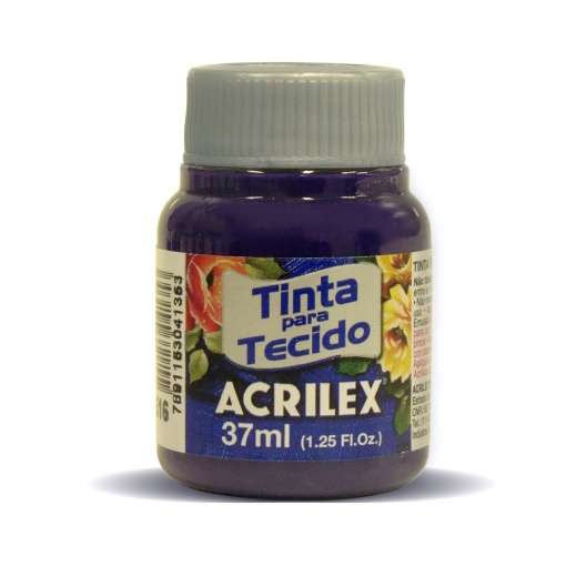 Tinta para Tecido ACRILEX Violeta 516 37ml
