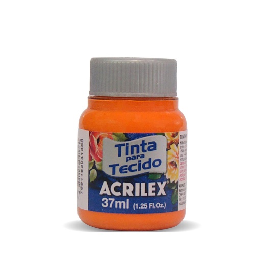 Tinta para Tecido ACRILEX Laranja 517 37ml