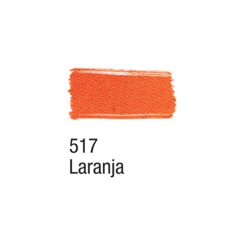 Tinta para tecido ACRILEX laranja 517 37ml