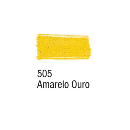 Tinta para tecido ACRILEX amarelo ouro 505 37ml