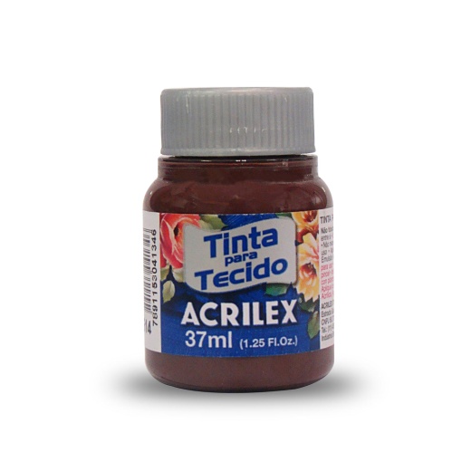 Tinta para Tecido ACRILEX Terra Queimada 514 37ml